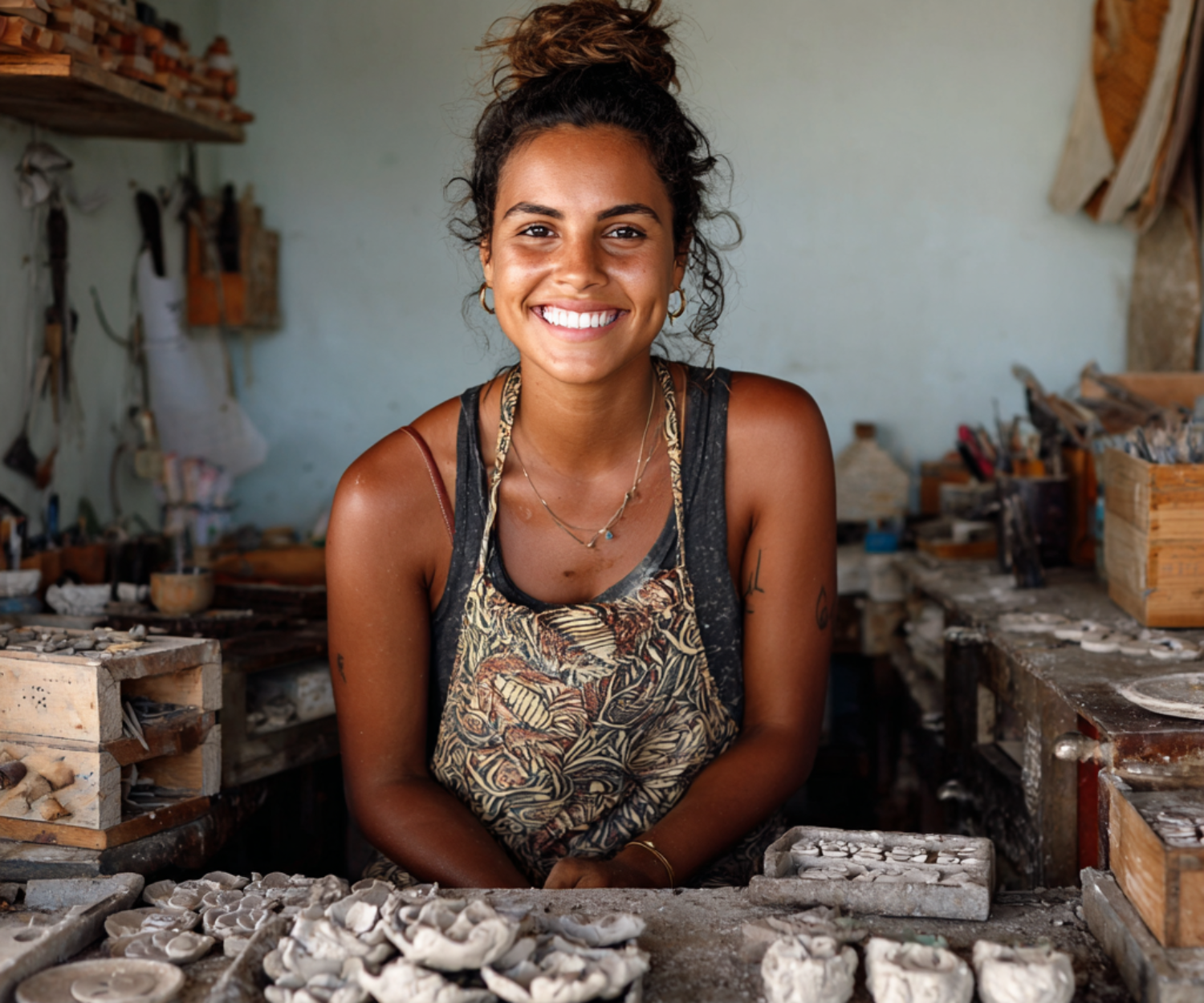Empreendedora atenta a precificação.

